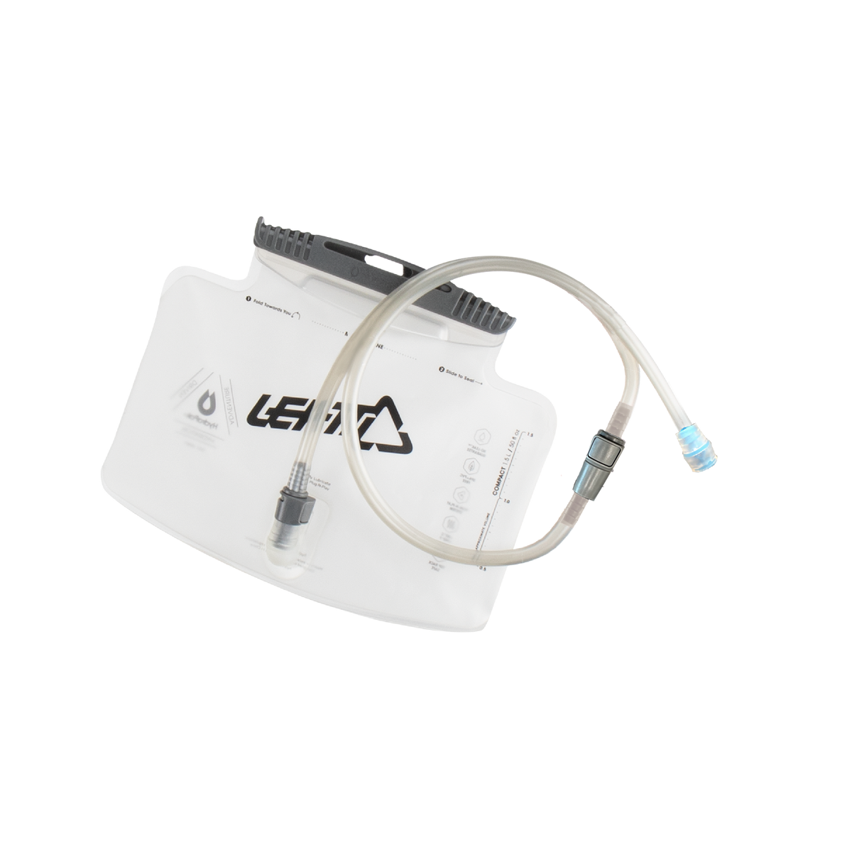 Bladder HydraPak Leatt 1.5L horizontal w tube & straight bite Moto X6